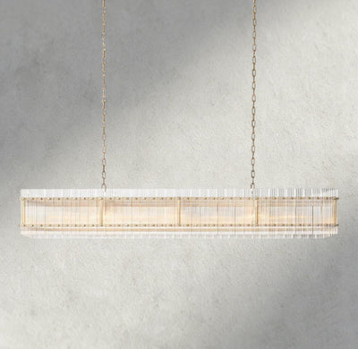 Sun Merca Rectangular Chandelier 54", 72" - Cyran Lamps