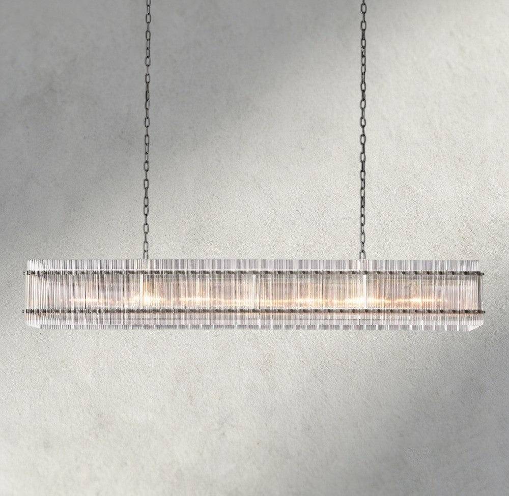 Sun Merca Rectangular Chandelier 54", 72" - Cyran Lamps