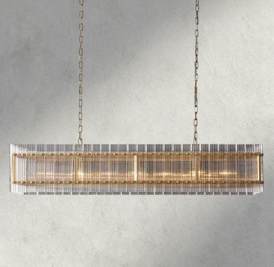 Sun Merca Rectangular Chandelier 54", 72" - Cyran Lamps