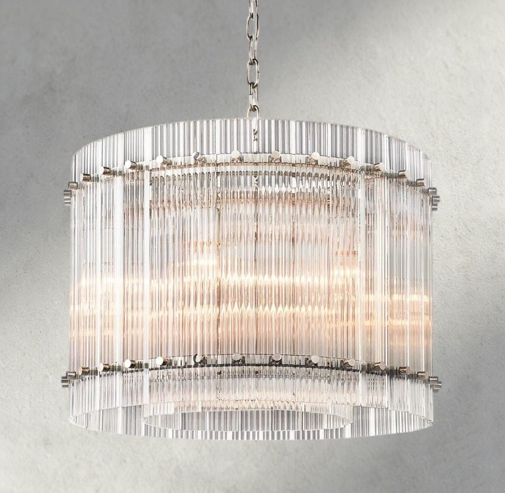 Sun Merca Round Chandelier 22", 37", 48", 60" - cyranlighting