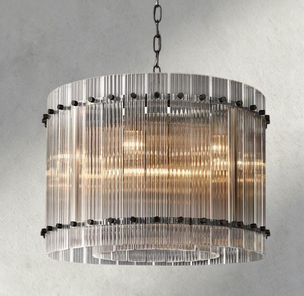 Sun Merca Round Chandelier 22", 37", 48", 60" - cyranlighting
