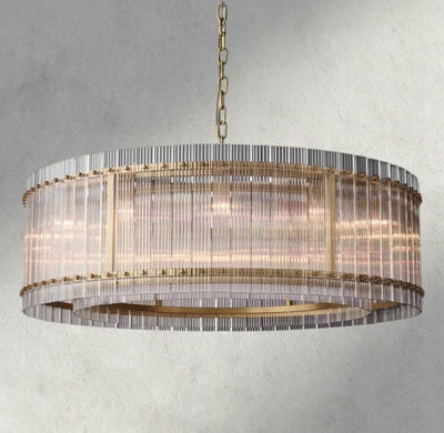 Sun Merca Round Chandelier 22", 37", 48", 60" - cyranlighting