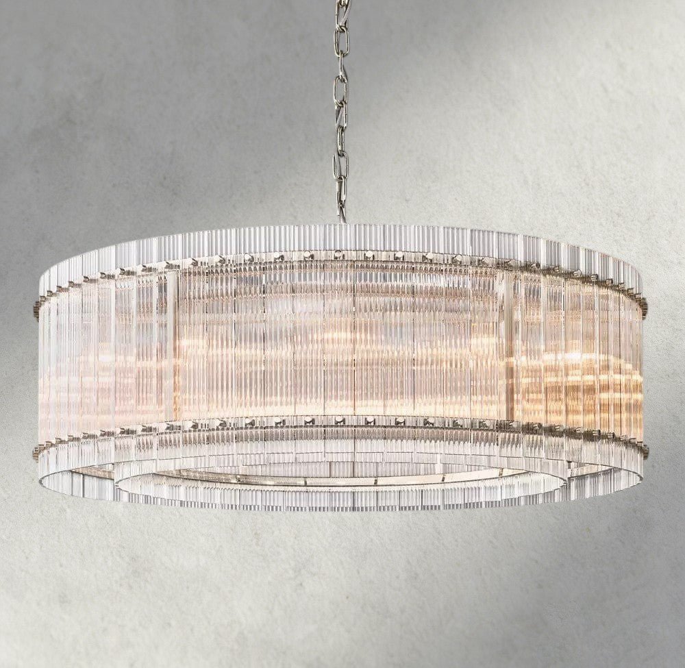 Sun Merca Round Chandelier 22", 37", 48", 60" - cyranlighting