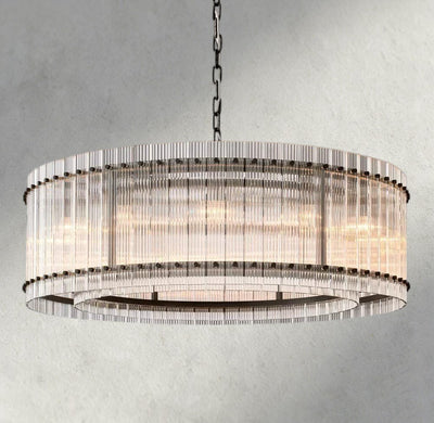 Sun Merca Round Chandelier 22", 37", 48", 60" - cyranlighting