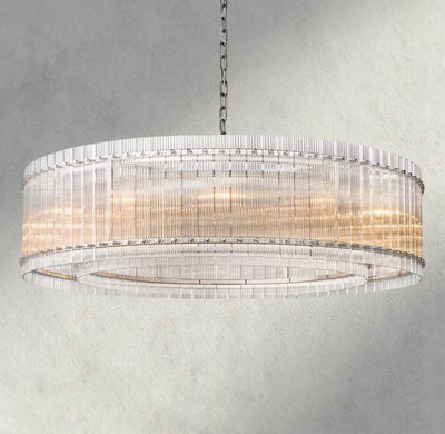 Sun Merca Round Chandelier 22", 37", 48", 60" - cyranlighting