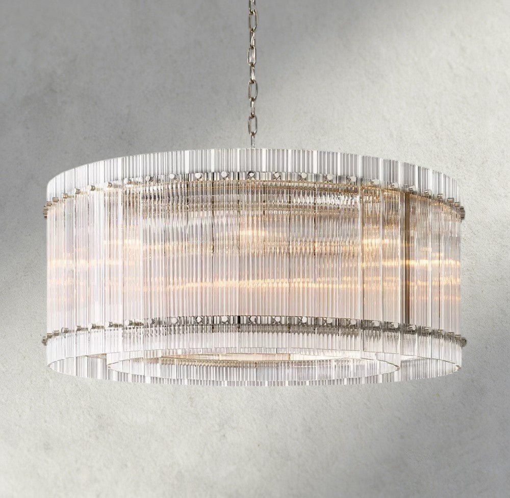 Sun Merca Round Chandelier 22", 37", 48", 60" - cyranlighting