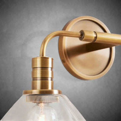 Theron Double Wall Sconce for Bedroom Hallway - cyranlamps