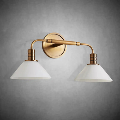 Theron Double Wall Sconce for Bedroom Hallway - cyranlamps