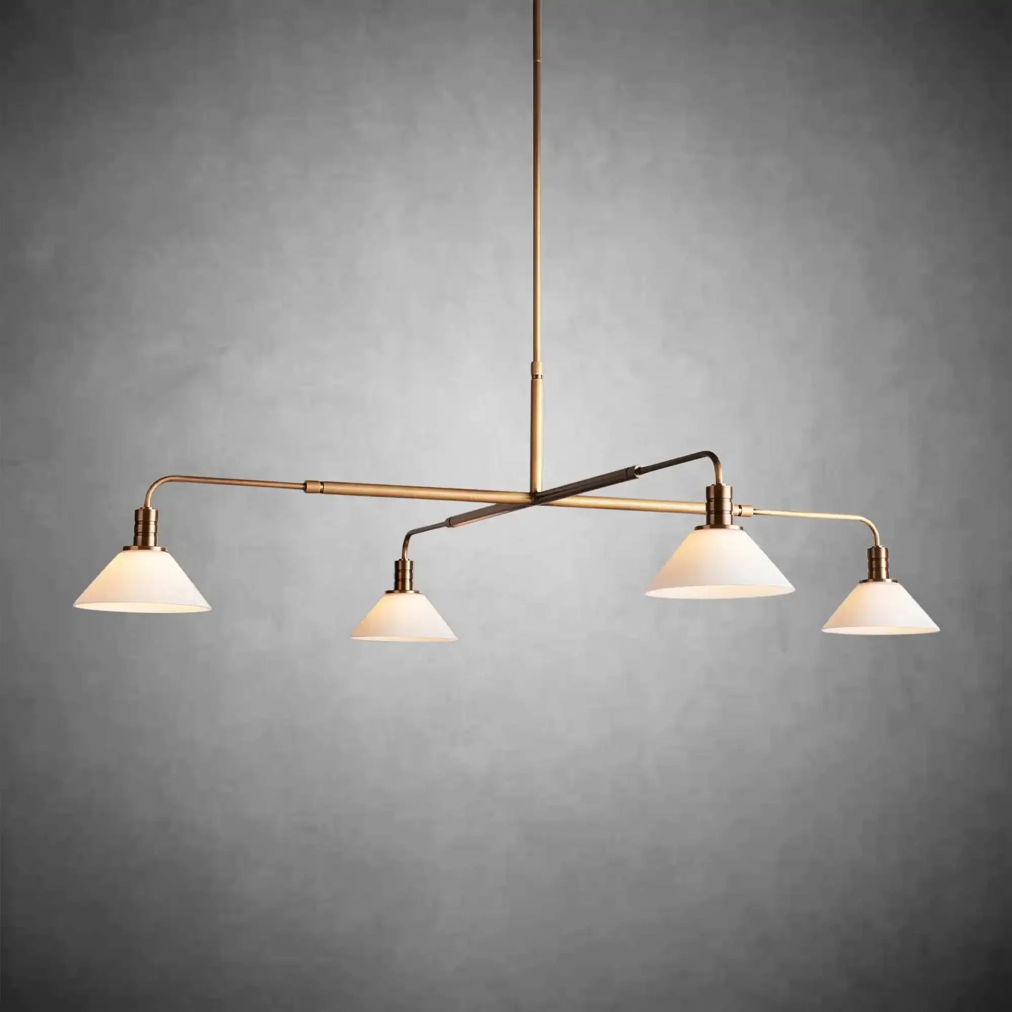 Theron Glass Round Chandelier 30'' 52'' - cyranlamps