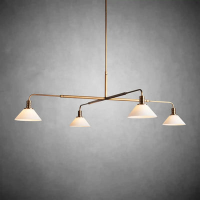 Theron Glass Round Chandelier 30'' 52'' - cyranlamps