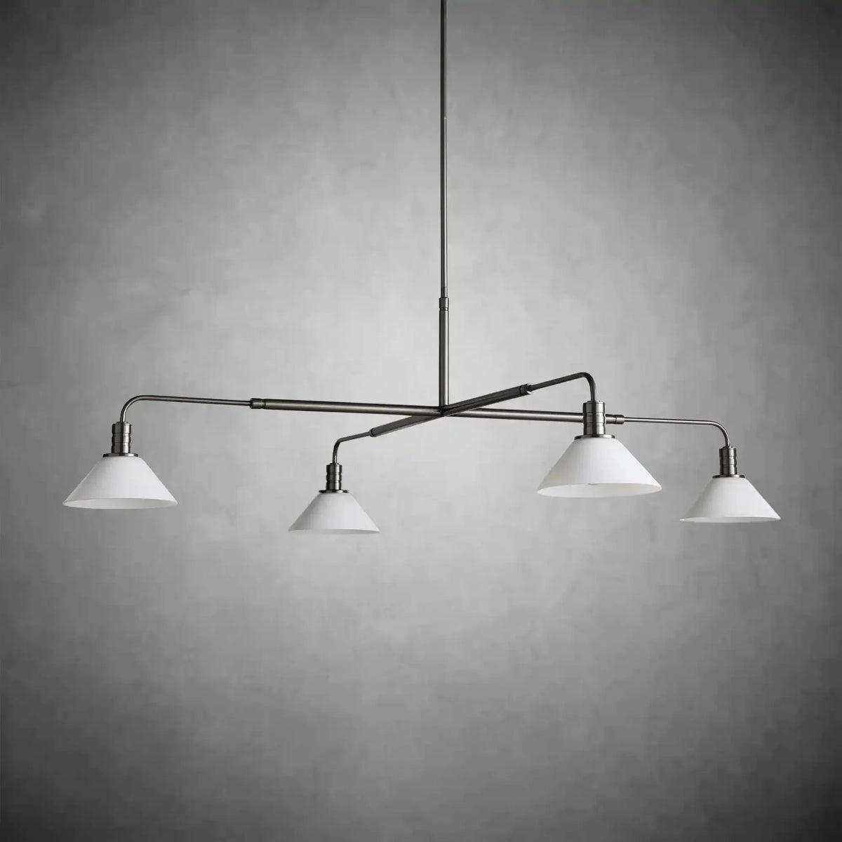 Theron Glass Round Chandelier 30'' 52'' - cyranlamps