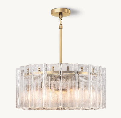 Trama Round Chandelier 37" - Cyran Lamps