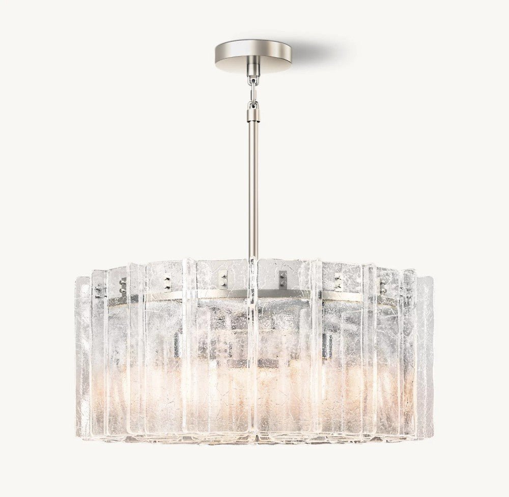 Trama Round Chandelier 37" - Cyran Lamps