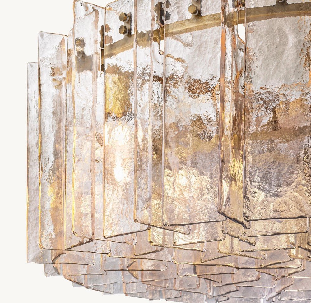 Trama Round Chandelier 48" - Cyran Lamps
