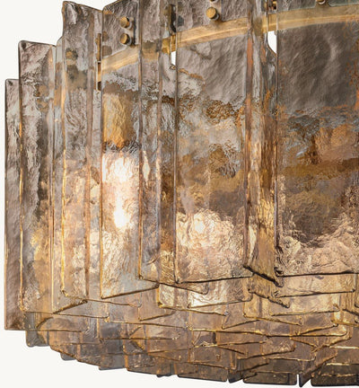 Trama Round Chandelier 48" - Cyran Lamps