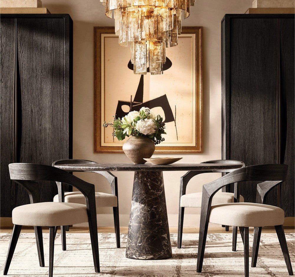 Trama Tiered Round Chandelier 47" - Cyran Lamps