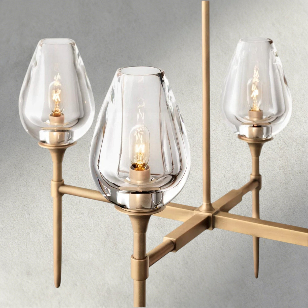 Tulip Linear Chandelier 52", 65" - cyranlighting