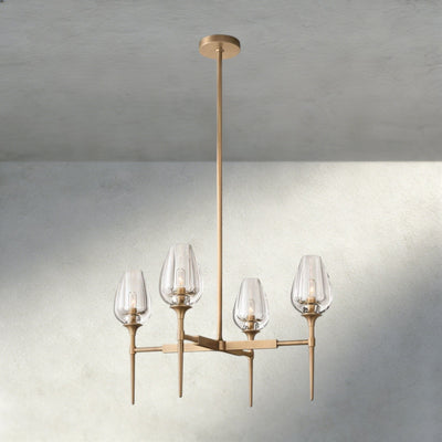 TULIP ROUND CHANDELIER 27", 42", 54" - cyranlighting