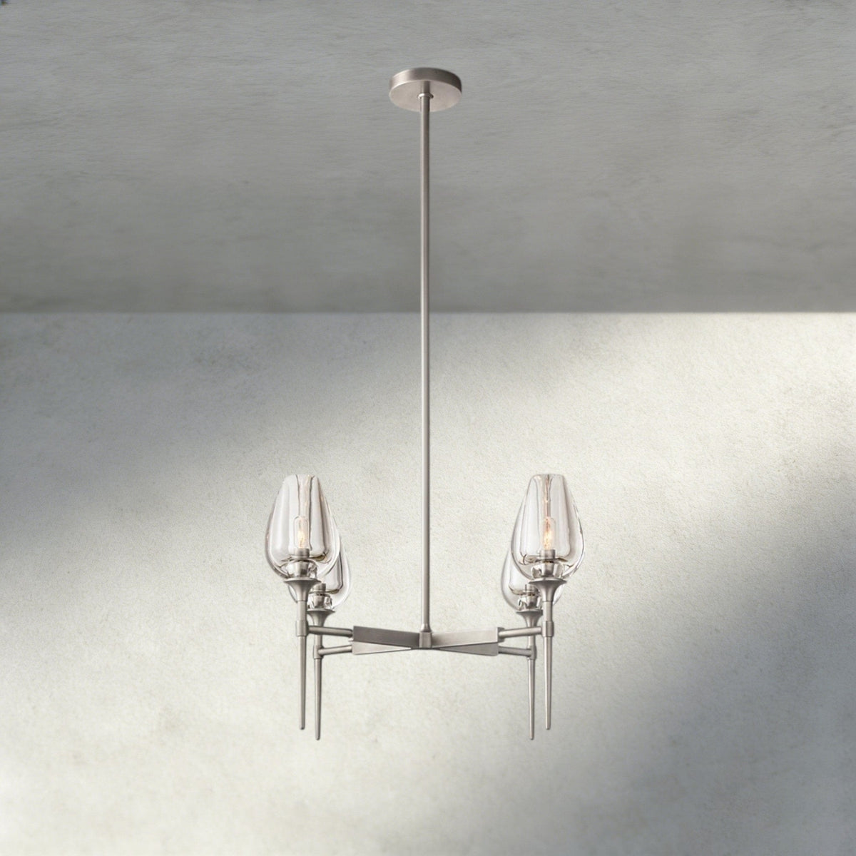 TULIP ROUND CHANDELIER 27", 42", 54" - cyranlighting