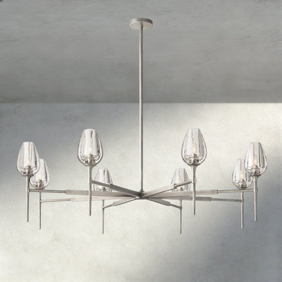 TULIP ROUND CHANDELIER 27", 42", 54" - cyranlighting