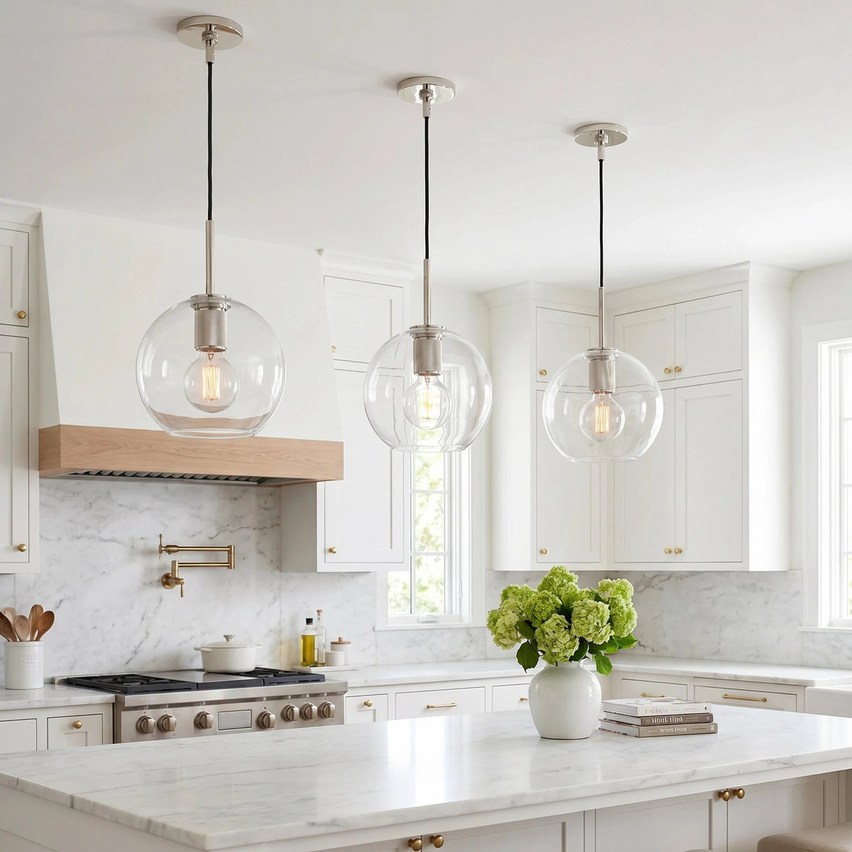 Utilitaira Globe Shade Pendant - cyranlighting