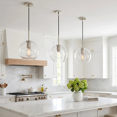 Utilitaira Globe Shade Pendant - cyranlighting
