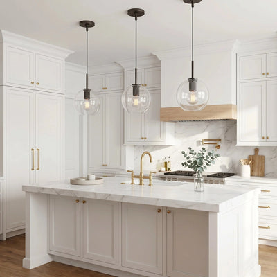 Utilitaira Globe Shade Pendant - cyranlighting