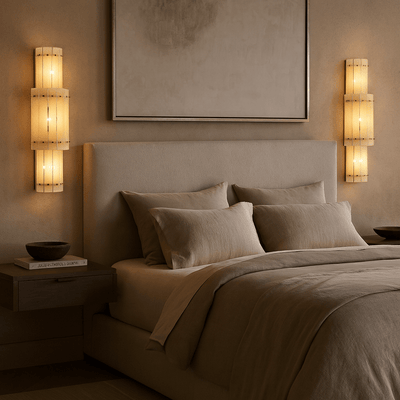 Valmont Marble Wall Sconce - cyranlighting