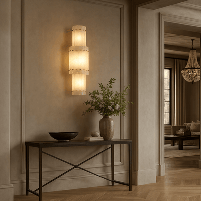 Valmont Marble Wall Sconce - cyranlighting