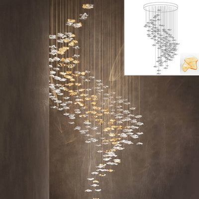 Veloria Fluid Chandelier - cyranlamps