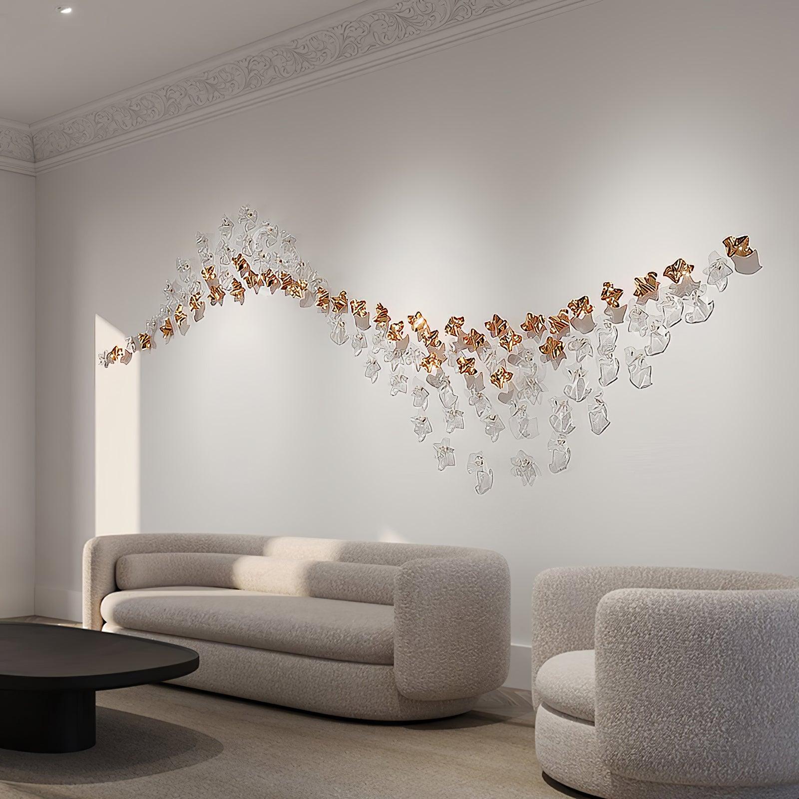 Veloria Fluid Chandelier - cyranlamps