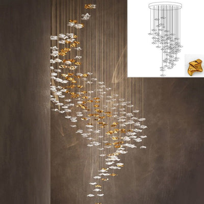 Veloria Fluid Chandelier - cyranlamps