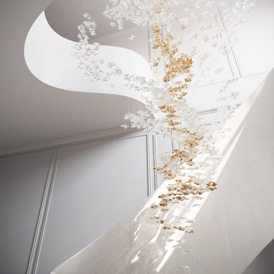 Veloria Fluid Chandelier - cyranlamps