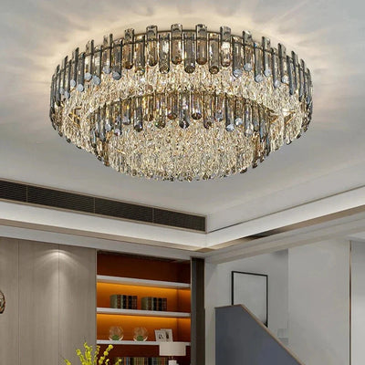 Venice 2 - Tier Crystal Chandelier - cyranlamps
