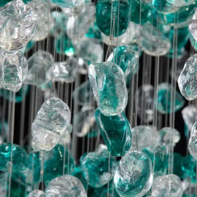 Verde Crystal Foyer Chandelier - cyranlighting