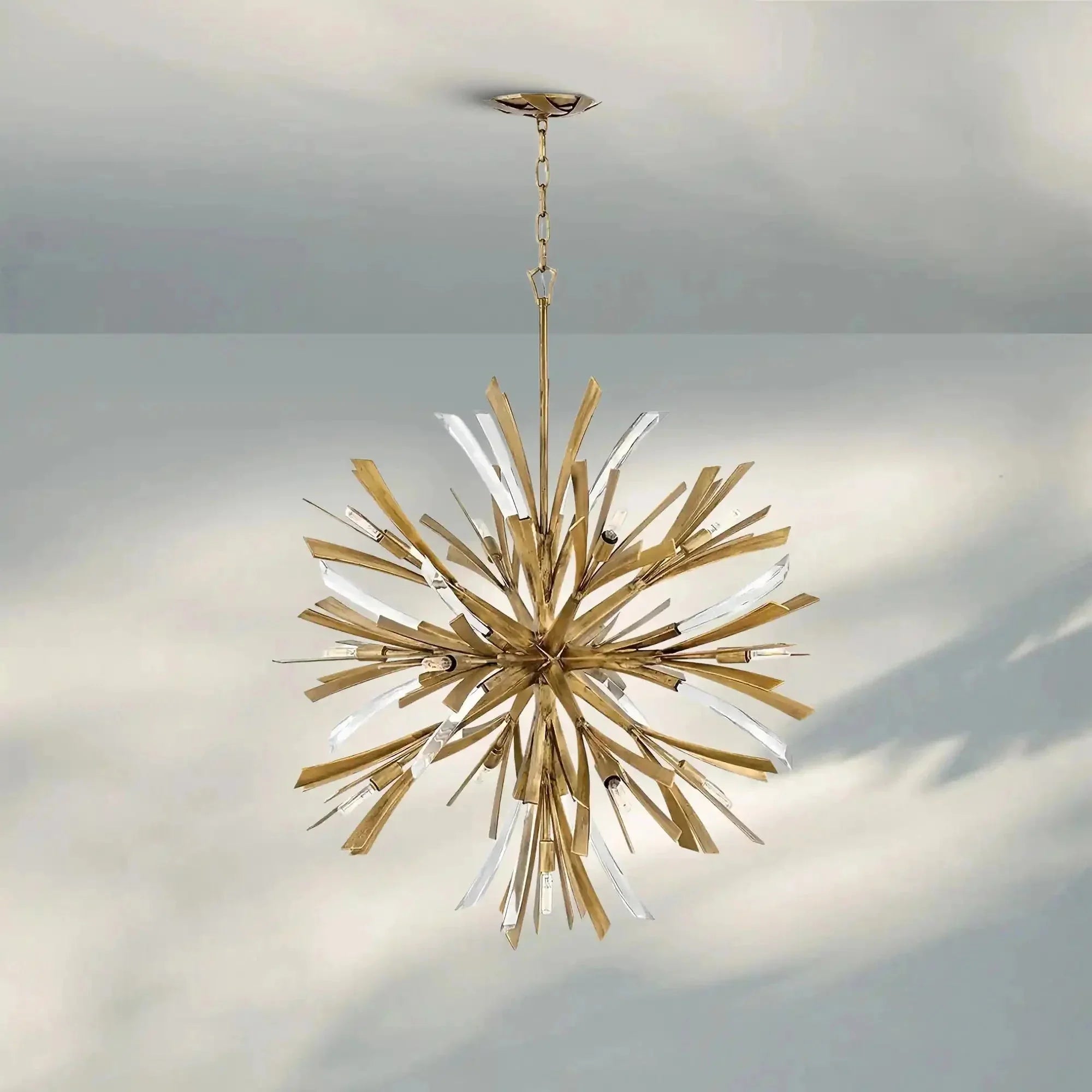 Vida Large Orb Chandelier - cyranlamps