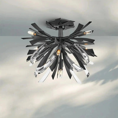 Vida Large Semi - Flush Mount - cyranlamps