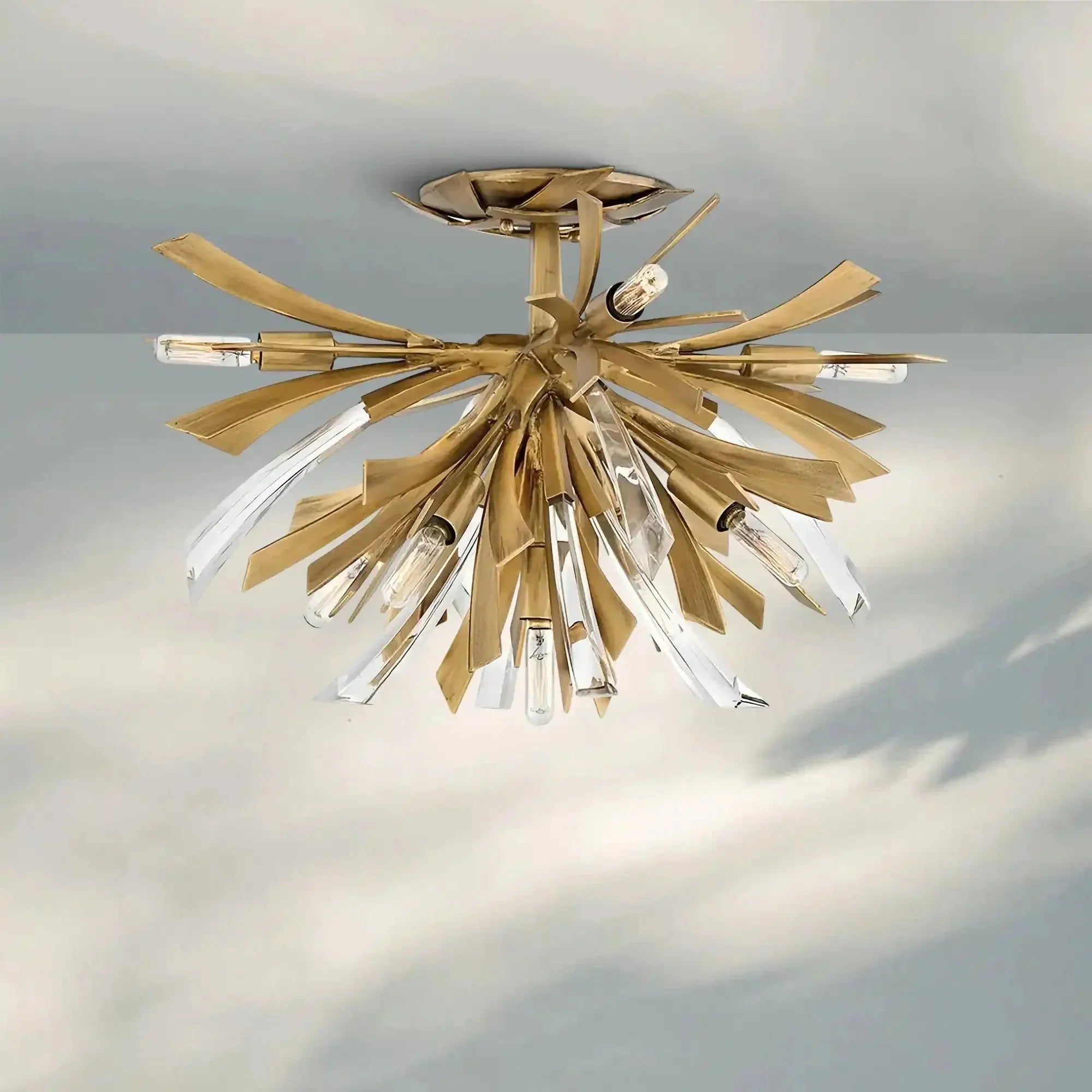 Vida Large Semi - Flush Mount - cyranlamps