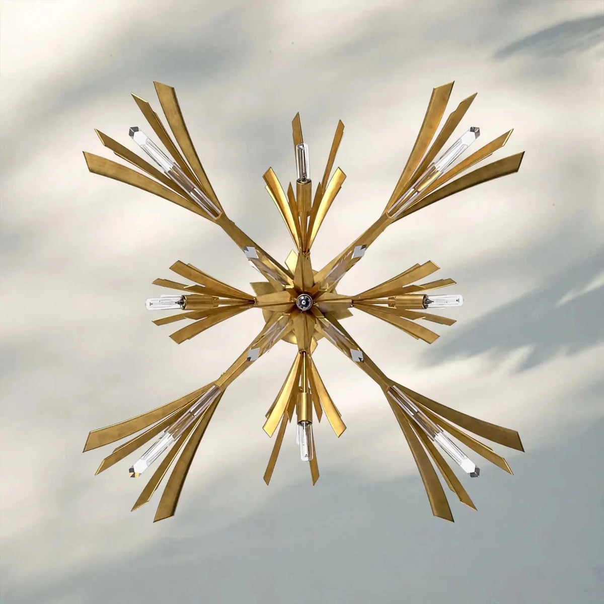 Vida Large Single Tier Chandelier - cyranlamps