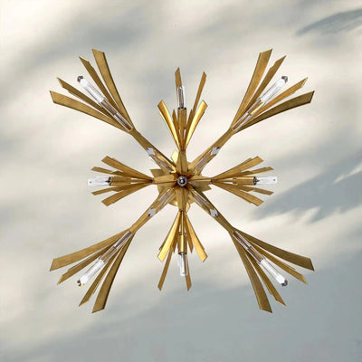 Vida Large Single Tier Chandelier - cyranlamps