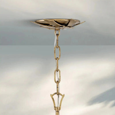 Vida Large Single Tier Chandelier - cyranlamps