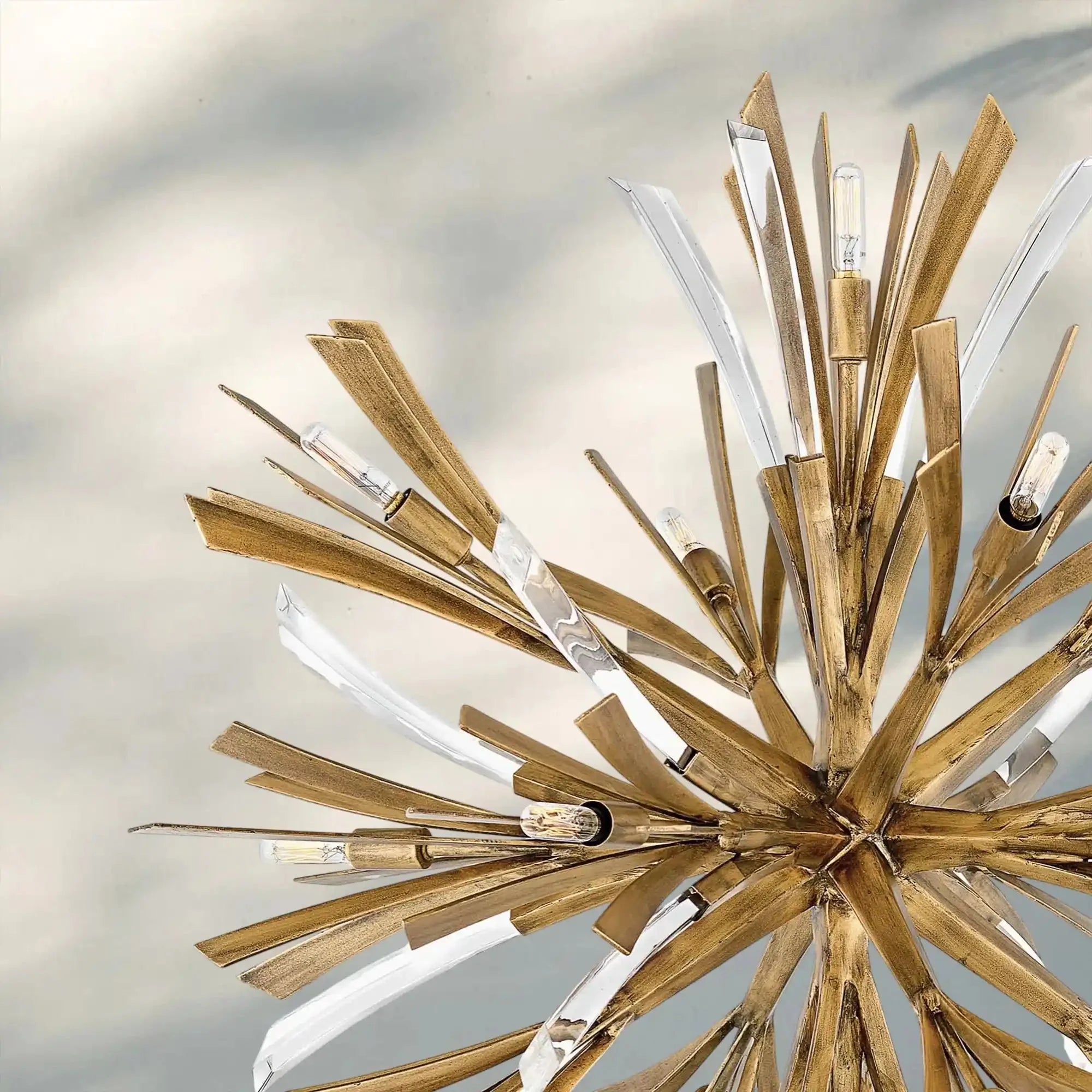 Vida Large Single Tier Chandelier - cyranlamps