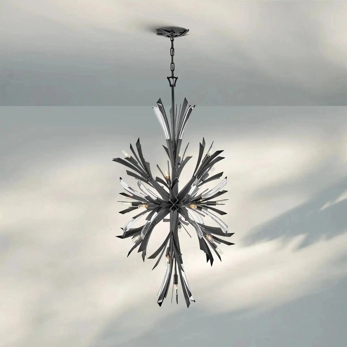 Vida Medium Orb Chandelier - cyranlamps