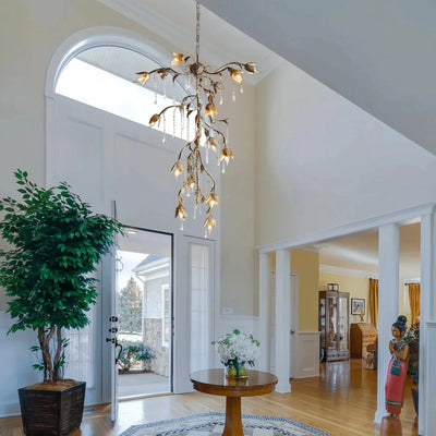 Viticcia Cascade Chandelier - cyranlamps