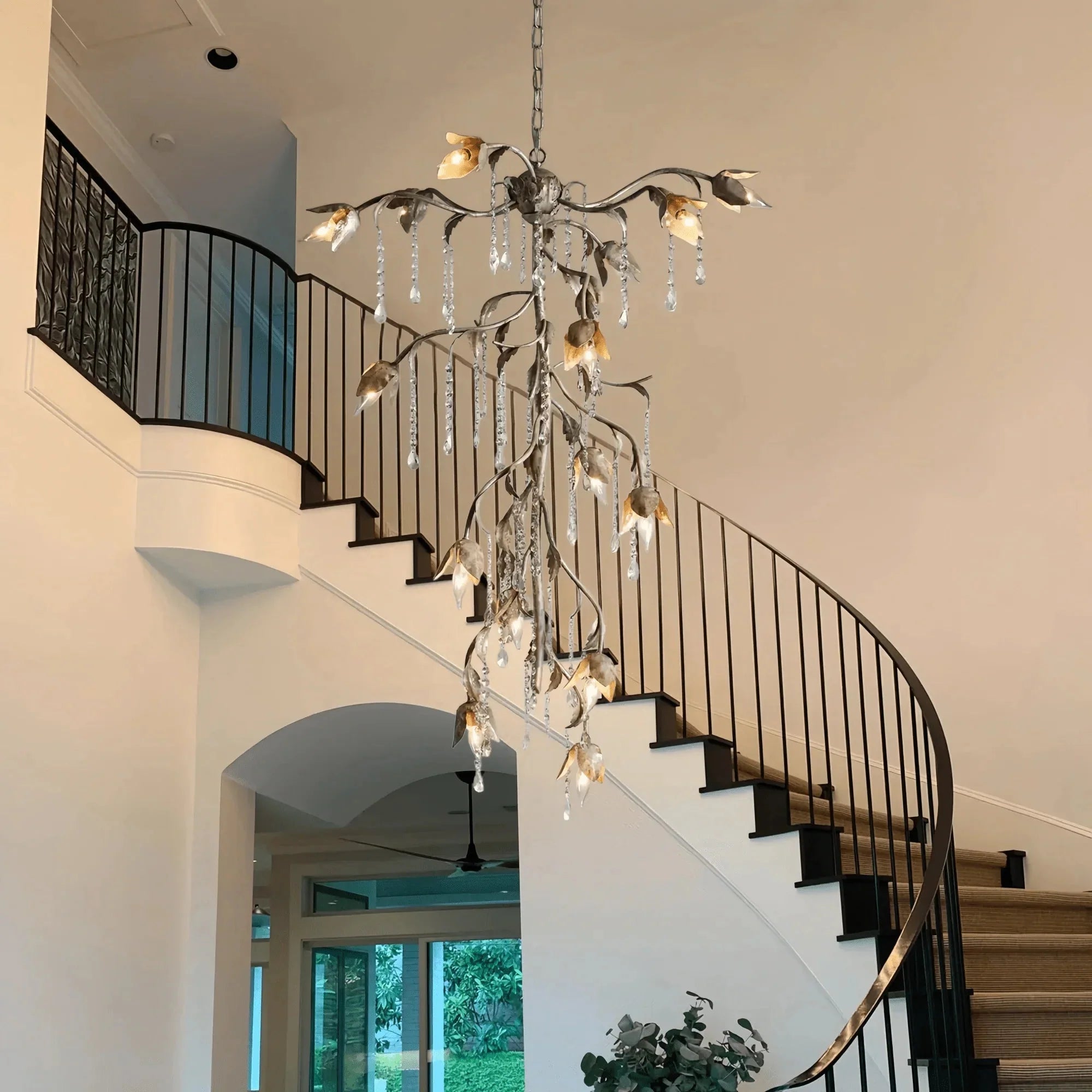 Viticcia Cascade Chandelier - cyranlamps