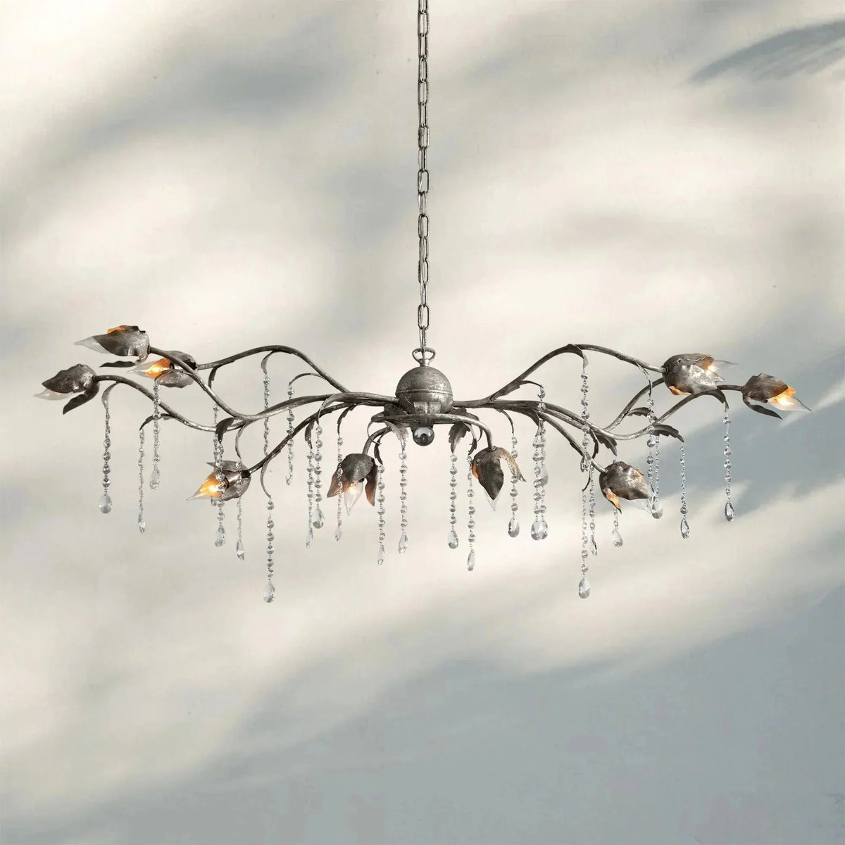 Viticcia Rectangular Chandelier 52" 61" 71" - cyranlamps