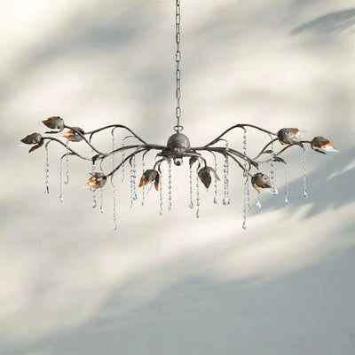 Viticcia Rectangular Chandelier 52" 61" 71" - cyranlamps