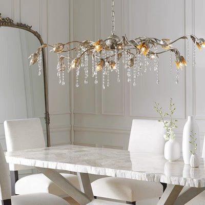 Viticcia Rectangular Chandelier 52" 61" 71" - cyranlamps