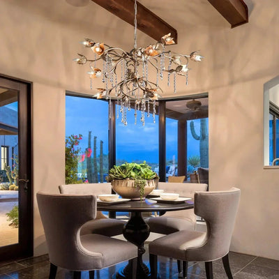 Viticcia Round Chandelier - cyranlamps