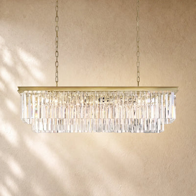 1920s  Rectangular Chandelier 40" 49" 59"